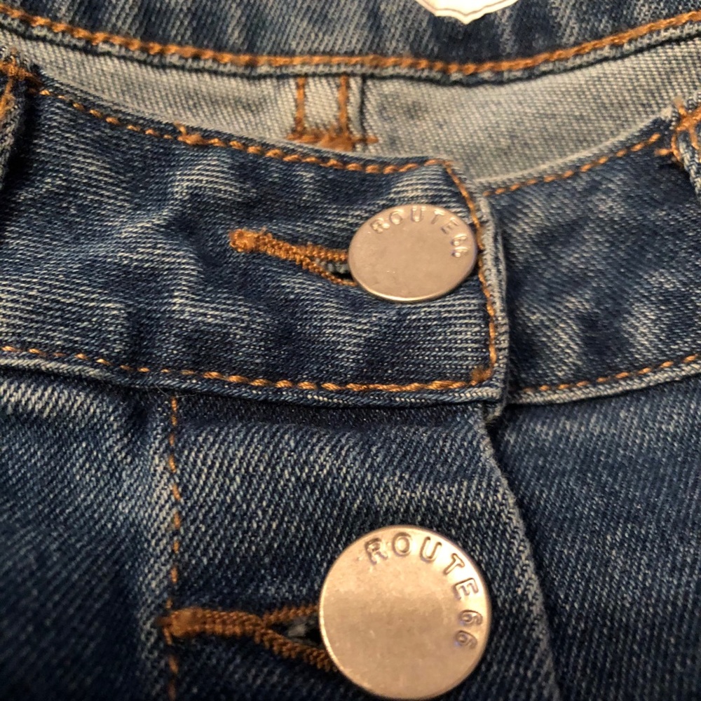 Route 66 Jean Mini Skirt